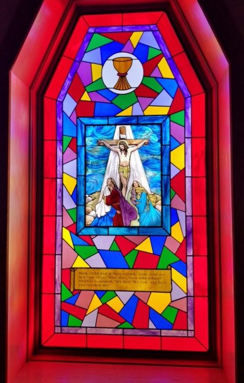 Religious Stained Glass jesus cup Religious Stained Glass jesus cup