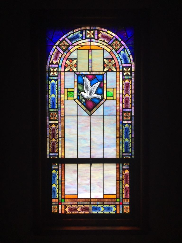 Religious Stained Glass large bird Religious Stained Glass large bird