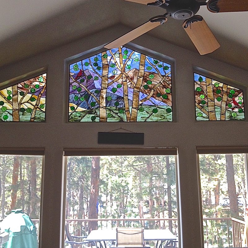 Religious Stained Glass transom