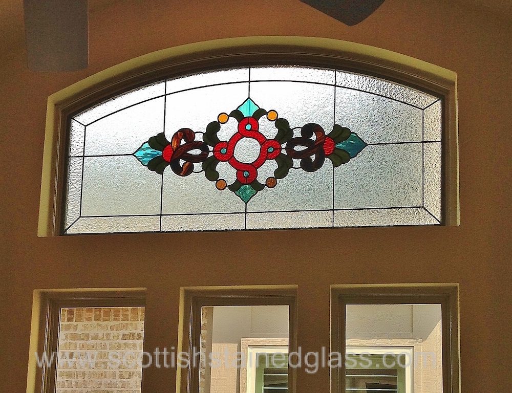 Transom Stained Glass celtic