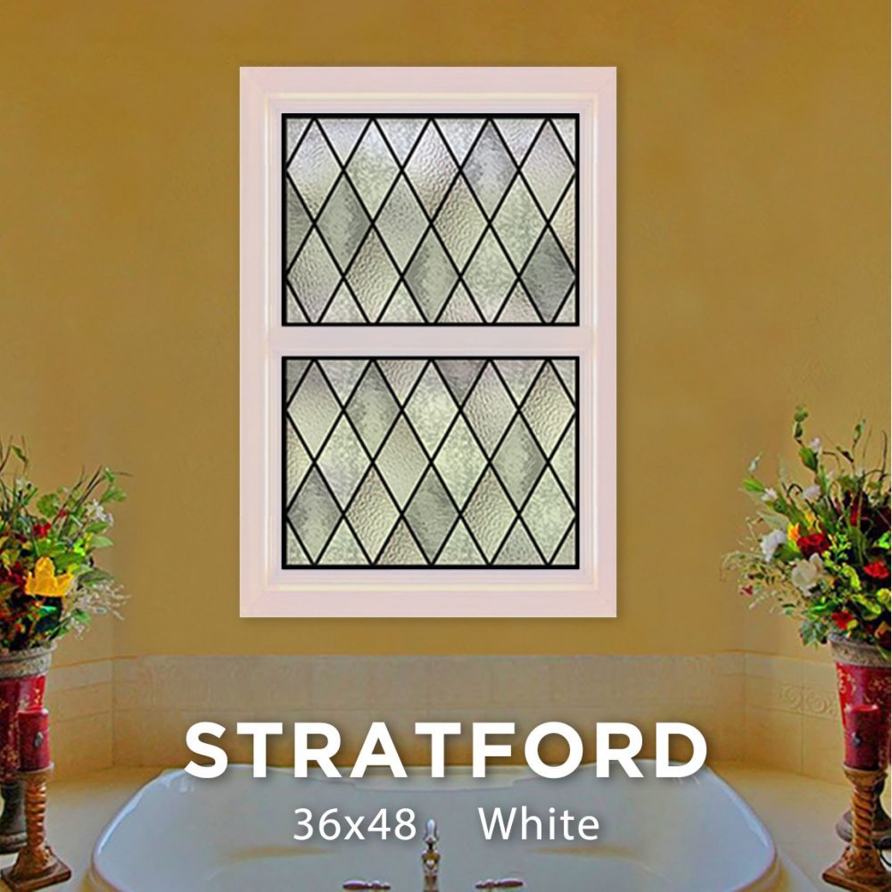Double Hung Stained Glass 36x48 Custom Stained Glass
