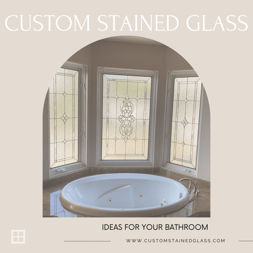 custom stained glass ideas bathroom