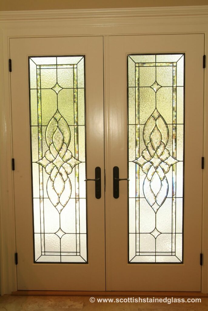 custom stained glass entryway