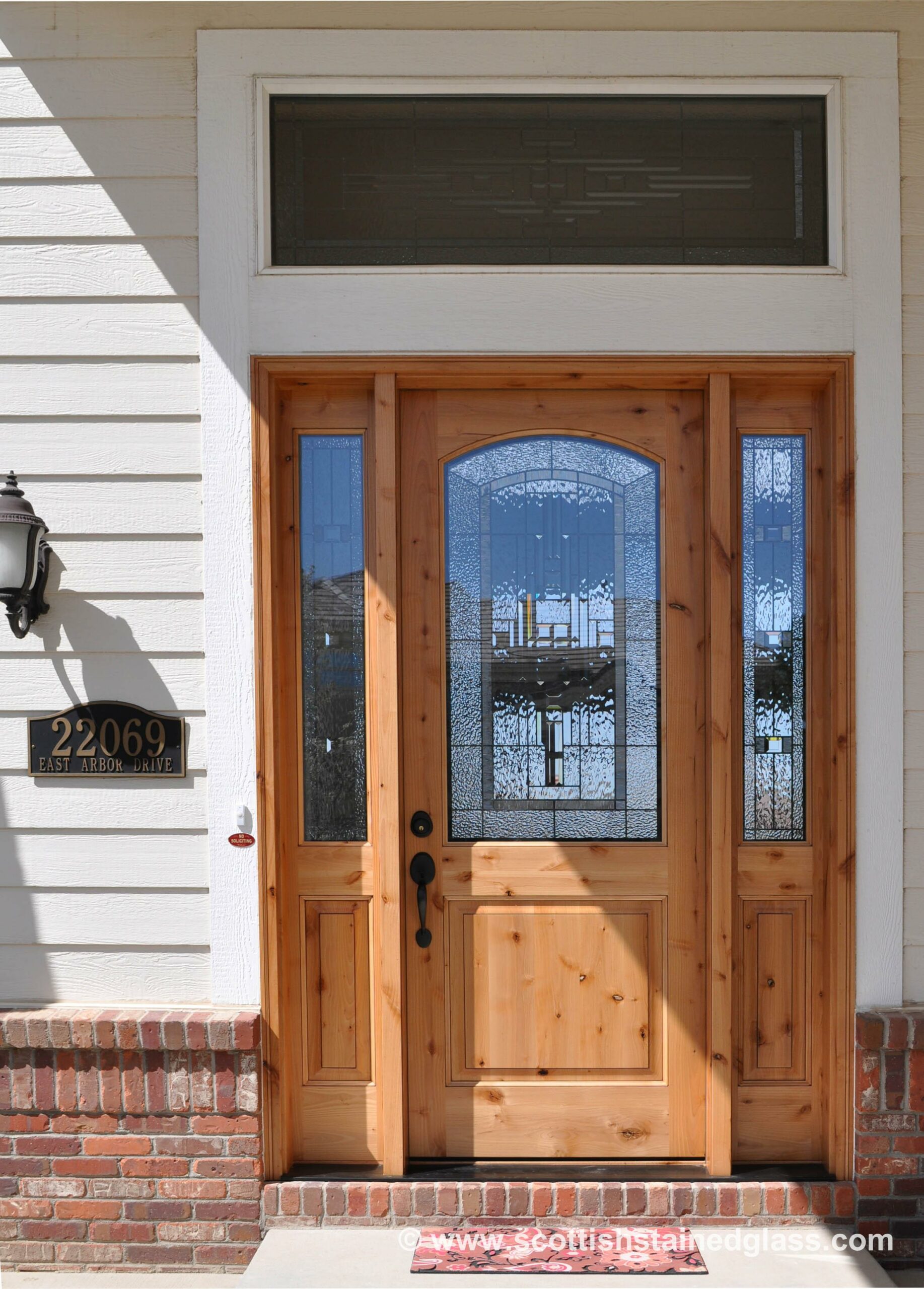 3 Beautiful Custom Entryway Stained Glass Ideas - Custom Stained Glass